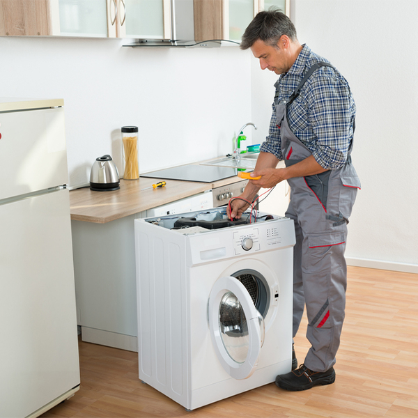 can you walk me through the steps of troubleshooting my washer issue in Log Cabin TX